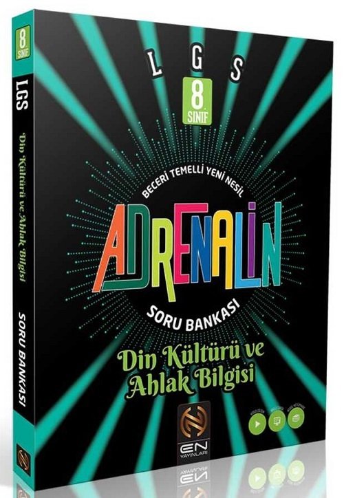 En Yayınları 8. Sınıf LGS Din Kültürü ve Ahlak Bilgisi Adrenalin Soru Bankası En Yayınları