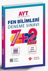 Sonuç YKS AYT Fen Bilimleri 7+2 Deneme Video Çözümlü Sonuç Yayınları