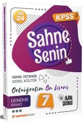 Uzman Kariyer 2024 KPSS Lise Ortaöğretim Ön Lisans Sahne Senin 7 Deneme Dijital Çözümlü Uzman Kariyer Yayınları