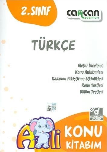 Cancan 2. Sınıf Türkçe Konu Kitabım Cancan Yayınları