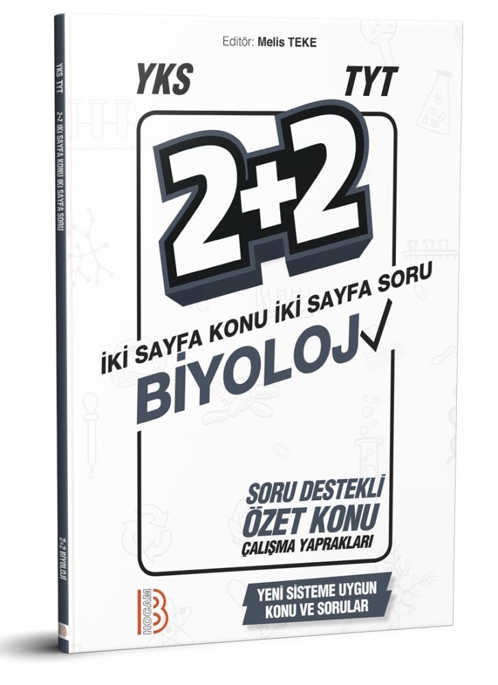 Benim Hocam YKS TYT Biyoloji 2+2 Soru Destekli Özet Konu Yaprakları Benim Hocam Yayınları