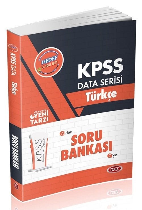 Data 2019 KPSS Türkçe Soru Bankası Çözümlü Data Yayınları