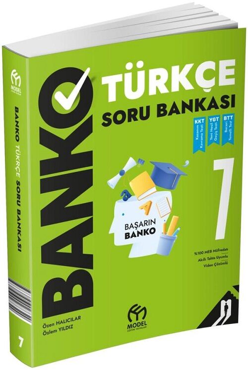 Model 7. Sınıf Türkçe Banko Soru Bankası Model Eğitim Yayınları