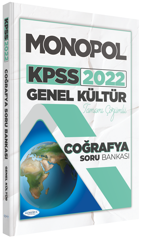 Monopol 2022 KPSS Coğrafya Soru Bankası Çözümlü Monopol Yayınları