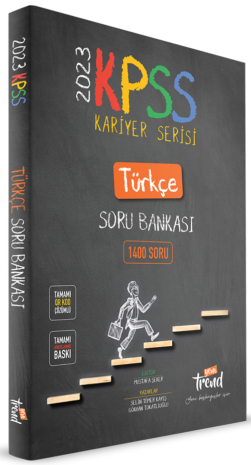 Yeni Trend 2023 KPSS Türkçe Kariyer Serisi Soru Bankası QR Çözümlü Yeni Trend Yayınları