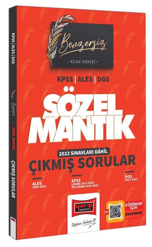 Yargı KPSS ALES DGS Benzersiz Sözel Mantık Çıkmış Sorular Klas Serisi Yargı Yayınları