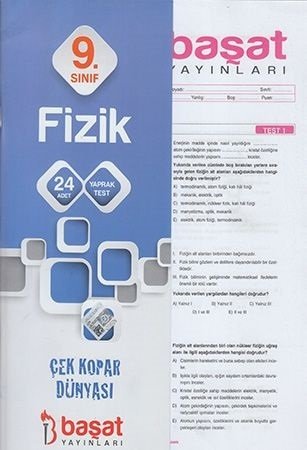 Başat 9. Sınıf Fizik 24 Yaprak Test Başat Yayınları