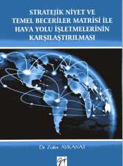 Gazi Kitabevi Stratejik Niyet ve Temel Beceriler Matrisi İle Hava Yolu İşletmelerinin Karşılaştırılması - Zafer Aykanat Gazi Kitabevi