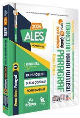 İnformal 2024 ALES Türkçenin Kara Kutusu Paragraf Konu Konu Çıkmış Sorular Soru Bankası-1 İnformal Yayınları