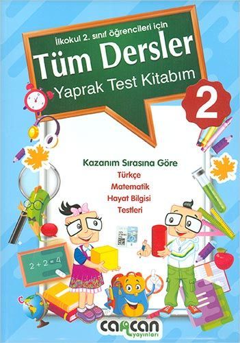 Cancan 2. Sınıf Tüm Dersler Yaprak Test Kitabım Cancan Yayınları