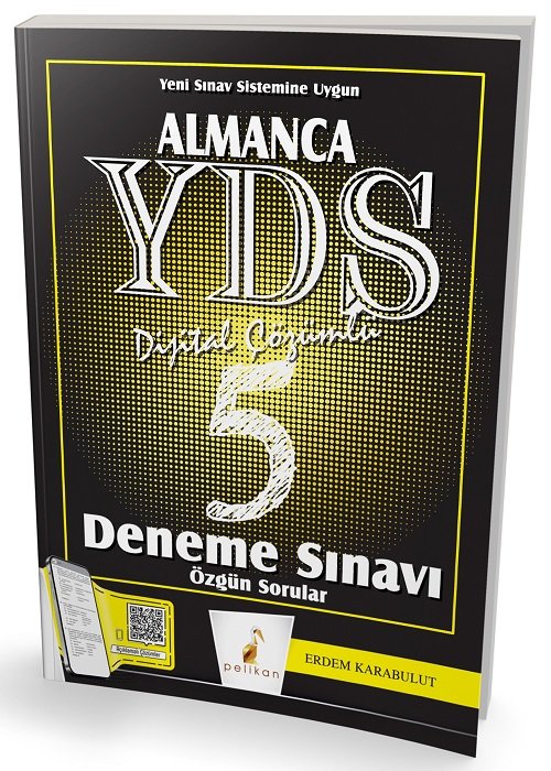 Pelikan YDS Almanca 5 Özgün Deneme Çözümlü Pelikan Yayınları