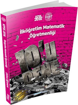 SÜPER FİYAT - İhtiyaç ÖABT İlköğretim Matematik Öğretmenliği 10 Deneme Çözümlü İhtiyaç Yayıncılık