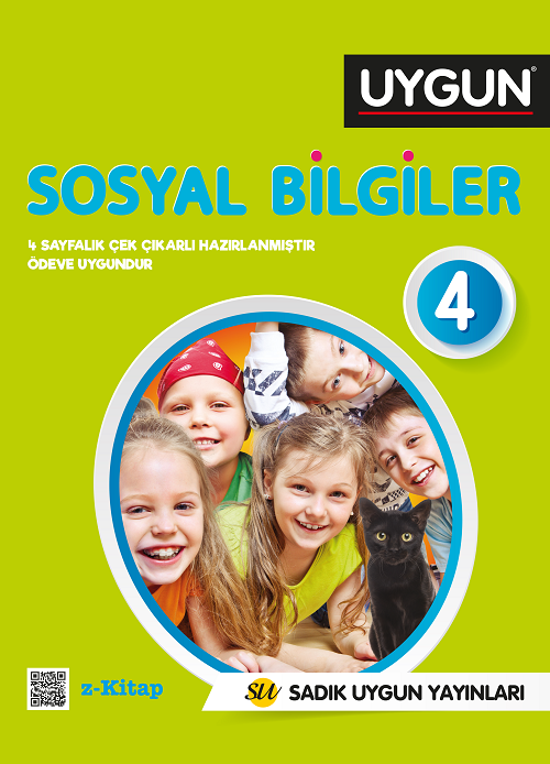 Sadık Uygun 4. Sınıf Sosyal Bilgiler Çalışma Kitabı Sadık Uygun Yayınları