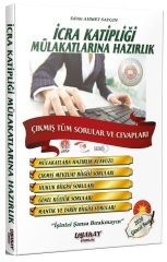 Liyakat İcra Katipliği Mülakatlarına Hazırlık Çıkmış Tüm Sorular ve Cevapları Liyakat Yayınları