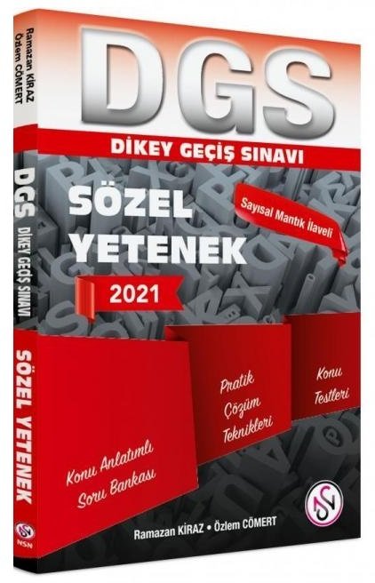 NSN Yayınları 2021 DGS Sözel Yetenek Konu Anlatımlı Soru Bankası NSN Yayınları