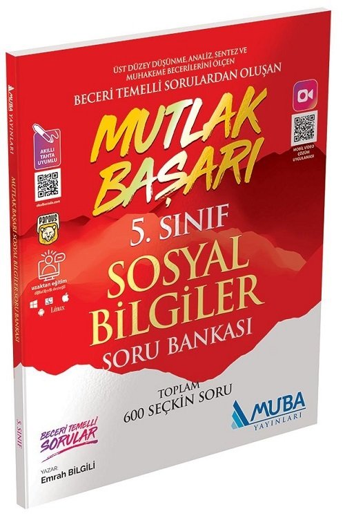 Muba 5. Sınıf Sosyal Bilgiler Mutlak Başarı Soru Bankası Muba Yayınları