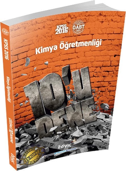 SÜPER FİYAT - İhtiyaç ÖABT Kimya Öğretmenliği 10 Deneme Çözümlü İhtiyaç Yayıncılık