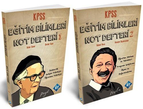 KR Akademi KPSS Eğitim Bilimleri Not Defteri 2 Kitap Set KR Akademi Yayınları