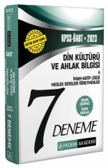 Pegem 2023 ÖABT Din Kültürü ve Ahlak Bilgisi Öğretmenliği 7 Deneme Çözümlü Pegem Akademi Yayınları