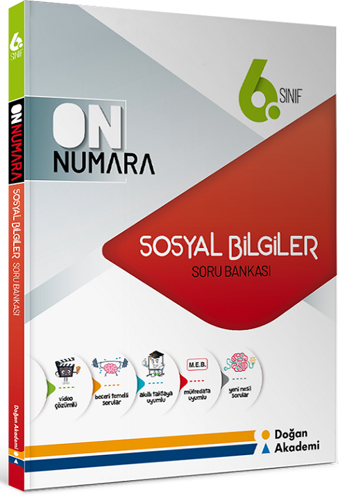 Doğan Akademi 6. Sınıf Sosyal Bilgiler On Numara Soru Bankası Doğan Akademi