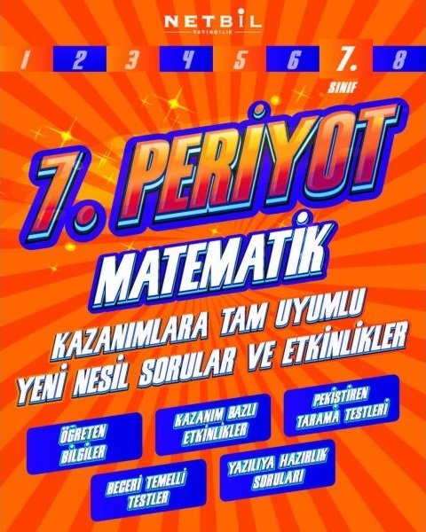 Netbil 7. Sınıf Matematik 7. Periyot Soru Bankası Netbil Yayıncılık