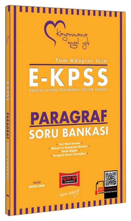 Yargı EKPSS Tüm Adaylar Paragraf Soru Bankası Çözümlü Yargı Yayınları