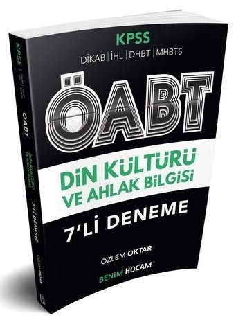 Benim Hocam 2020 ÖABT Din Kültürü ve Ahlak Bilgisi 7 Deneme Çözümlü Özlem Oktar Benim Hocam Yayınları