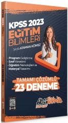 HocaWebde 2023 KPSS Eğitim Bilimleri Program  Geliştirme, Sınıf, Materyal 23 Deneme Çözümlü - Seda Ataman Kömez HocaWebde Yayınları