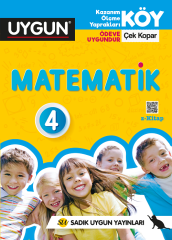 Sadık Uygun 4. Sınıf Matematik KÖY Kazanım Ölçme Yaprakları Çek Kopart Test Sadık Uygun Yayınları