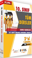 SÜPER FİYAT - Eğitim Dünyası 10. Sınıf Tüm Dersler Soru Bankası ve 35 Deneme 2 si 1 Arada Eğitim Dünyası Yayınları