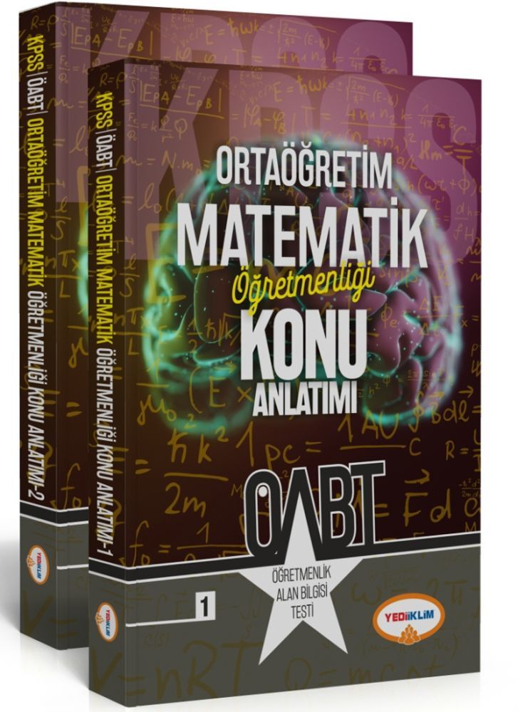 Yediiklim 2019 ÖABT Lise Ortaöğretim Matematik Öğretmenliği Konu Anlatımı Modüler Set Yediiklim Yayınları