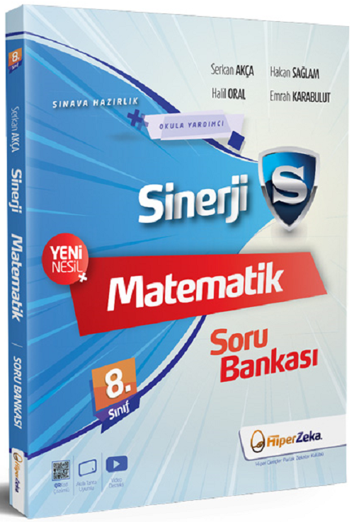 Hiper Zeka 8. Sınıf Matematik Sinerji Soru Bankası Hiper Zeka Yayınları