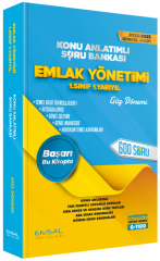 Emsal 2022-23 Açıköğretim G-1100 1. Snıf 1. Yarıyıl Güz EMLAK YÖNETİMİ Konu Anlatımlı Soru Bankası Emsal Yayınları