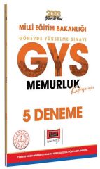 Yargı 2023 GYS MEB Milli Eğitim Bakanlığı Memurluk 5 Deneme Görevde Yükselme Yargı Yayınları