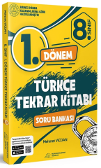 Paragrafın Şifresi 8. Sınıf 1. Dönem Türkçe Tekrar Kitabı Soru Bankası - Mehmet Vicdan Paragrafın Şifresi Yayınları