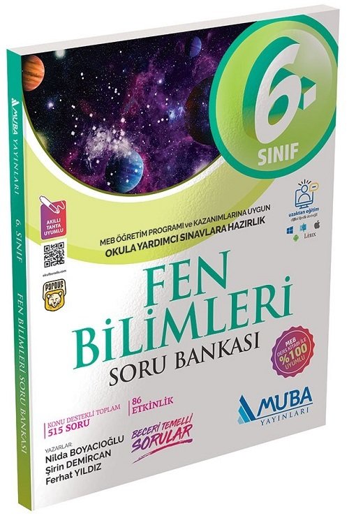 Muba 6. Sınıf Fen Bilimleri Soru Bankası Muba Yayınları