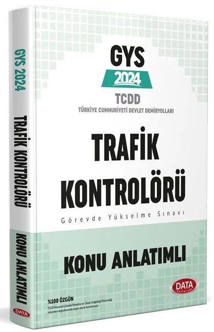 Data 2024 GYS TCDD Trafik Kontrolörü Konu Anlatımlı Görevde Yükselme Data Yayınları