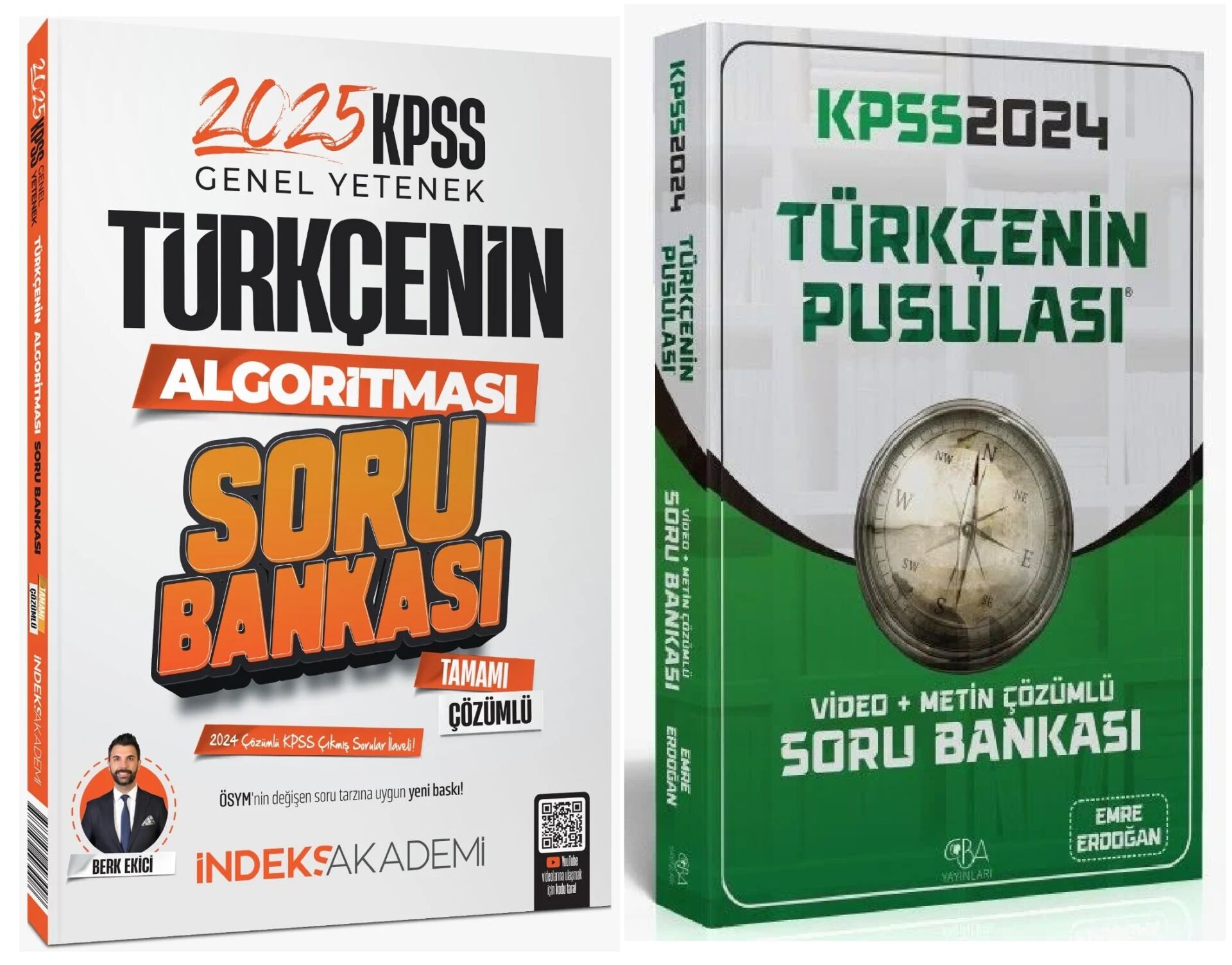 SÜPER FİYAT - CBA + İndeks 2025 KPSS Türkçenin Pusulası Soru Bankası 2 li Set CBA + İndeks Akademi Yayınları