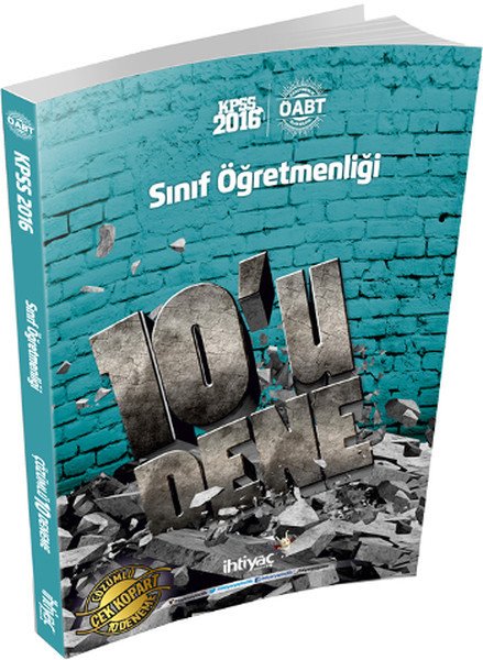 SÜPER FİYAT - İhtiyaç ÖABT Sınıf Öğretmenliği 10 Deneme Çözümlü İhtiyaç Yayıncılık