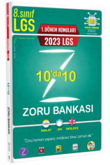 Tonguç 2023 8. Sınıf LGS 1. Dönem 10 da 10 Zoru Soru Bankası İnkılap-Din-İngilizce Tonguç Akademi