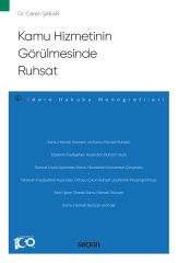 Seçkin Kamu Hizmetinin Görülmesinde Ruhsat - Ceren Şakar Seçkin Yayınları