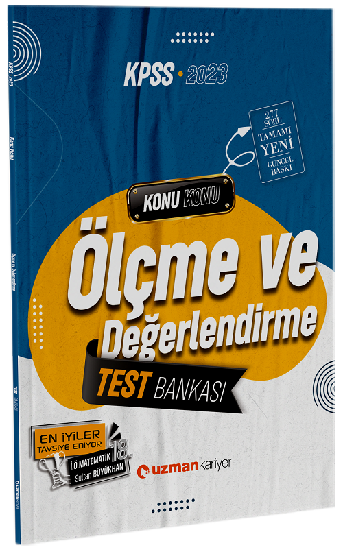 SÜPER FİYAT - Uzman Kariyer 2023 KPSS Eğitim Bilimleri Ölçme ve Değerlendirme Test Bankası Yaprak Test Uzman Kariyer Yayınları