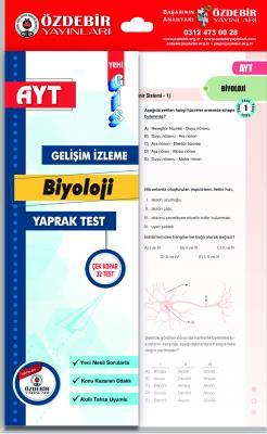 Özdebir YKS AYT Biyoloji Yaprak Test Özdebir Yayınları