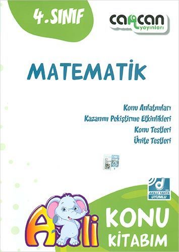 Cancan 4. Sınıf Matematik Konu Kitabım Cancan Yayınları