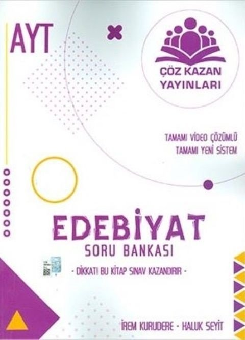 Çöz Kazan YKS AYT Edebiyat Soru Bankası Video Çözümlü Çöz Kazan Yayınları