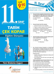 SÜPER FİYAT - Eğitim Dünyası 11. Sınıf Tarih Yaprak Test Çek Kopar Eğitim Dünyası Yayınları