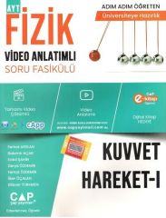 Çap Yayınları YKS AYT Fizik Kuvvet Hareket-1 Video Çözümlü Çap Yayınları