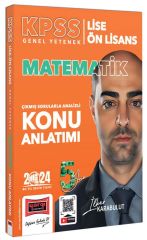 Yargı 2024 KPSS Lise Ön Lisans Matematik 5Yüz Konu Anlatımı - İlker Karabulut Yargı Yayınları