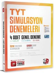 3D Yayınları YKS TYT Simülasyon 4 Genel Deneme Video Çözümlü 3D Yayınları