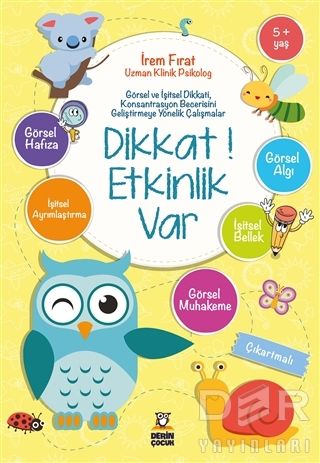 Derin +5 Yaş Dikkat Etkinlik Var Derin Çocuk Yayınları